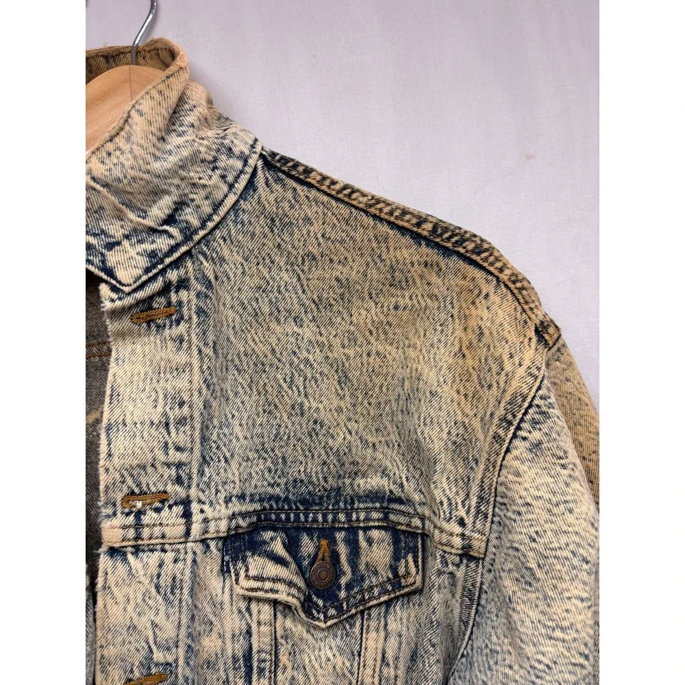 Levi's Trucker Jacket Men's Light Blue Long Sleeve Denim USA Vintage Crusty Dust
